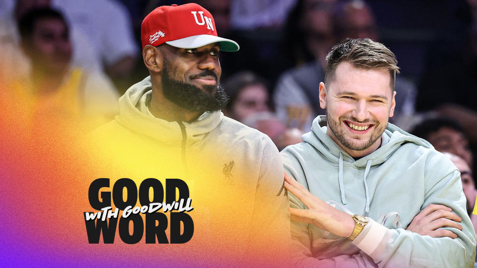 LeBron James and Luka Doncic could have the Lakers as a true threat in the Western Conference. (Wally Skalij/Los Angeles Times via Getty Images)
