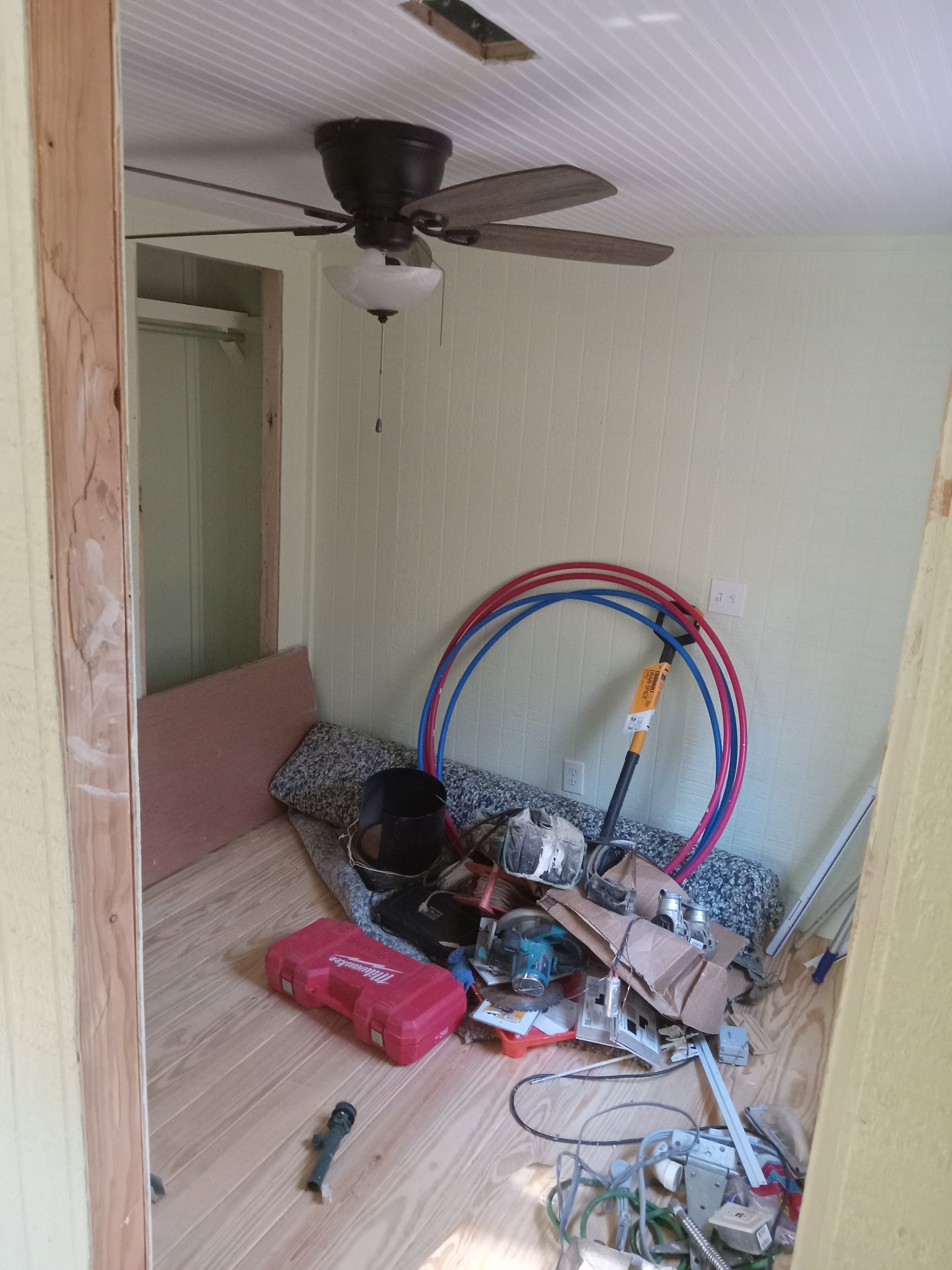 Michelle Taylor transformed this room into a bedroom for her child