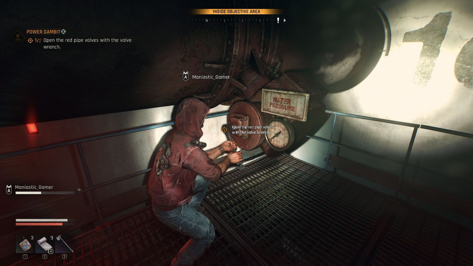 Red Valves in Power Gambit story quest (Image via SK Gaming || Techland)