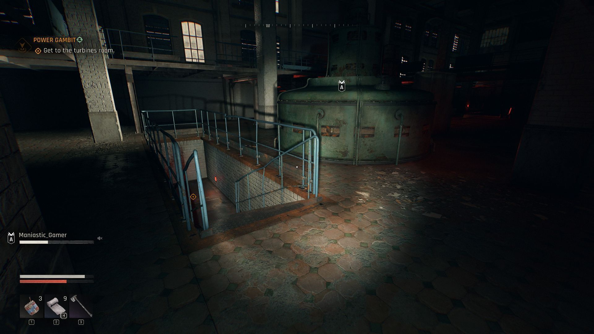 Access the turbine room in Power Gambit story quest (Image via SK Gaming || Techland)